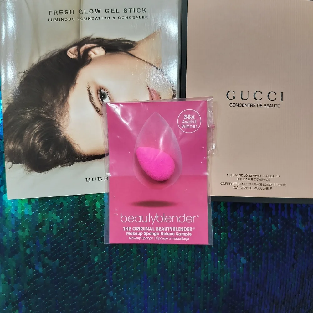 Gucci Concealer Burberry Fresh Glow Gel Stick Foundation Deluxe Beauty Blender